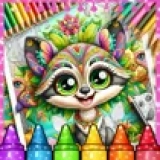 Exotic Wildlife Coloring Page